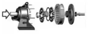 機(jī)架擺線針輪減速機(jī)組裝